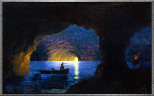 Cuadro Gruta Azul Nápoles - Ivan Aivazovsky - Año 1841