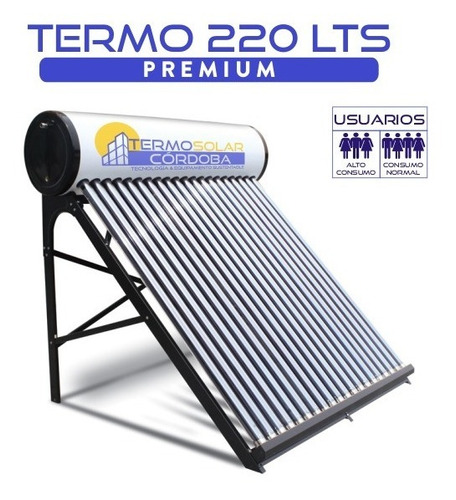 Imagen 2 de 5 de Termotanque Solar 220 Lts, Termo Solar, Calefón Solar