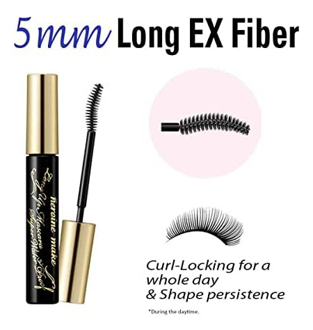 Máscara Heroine Make Long & Curl Up Waterproof Black Wp 01