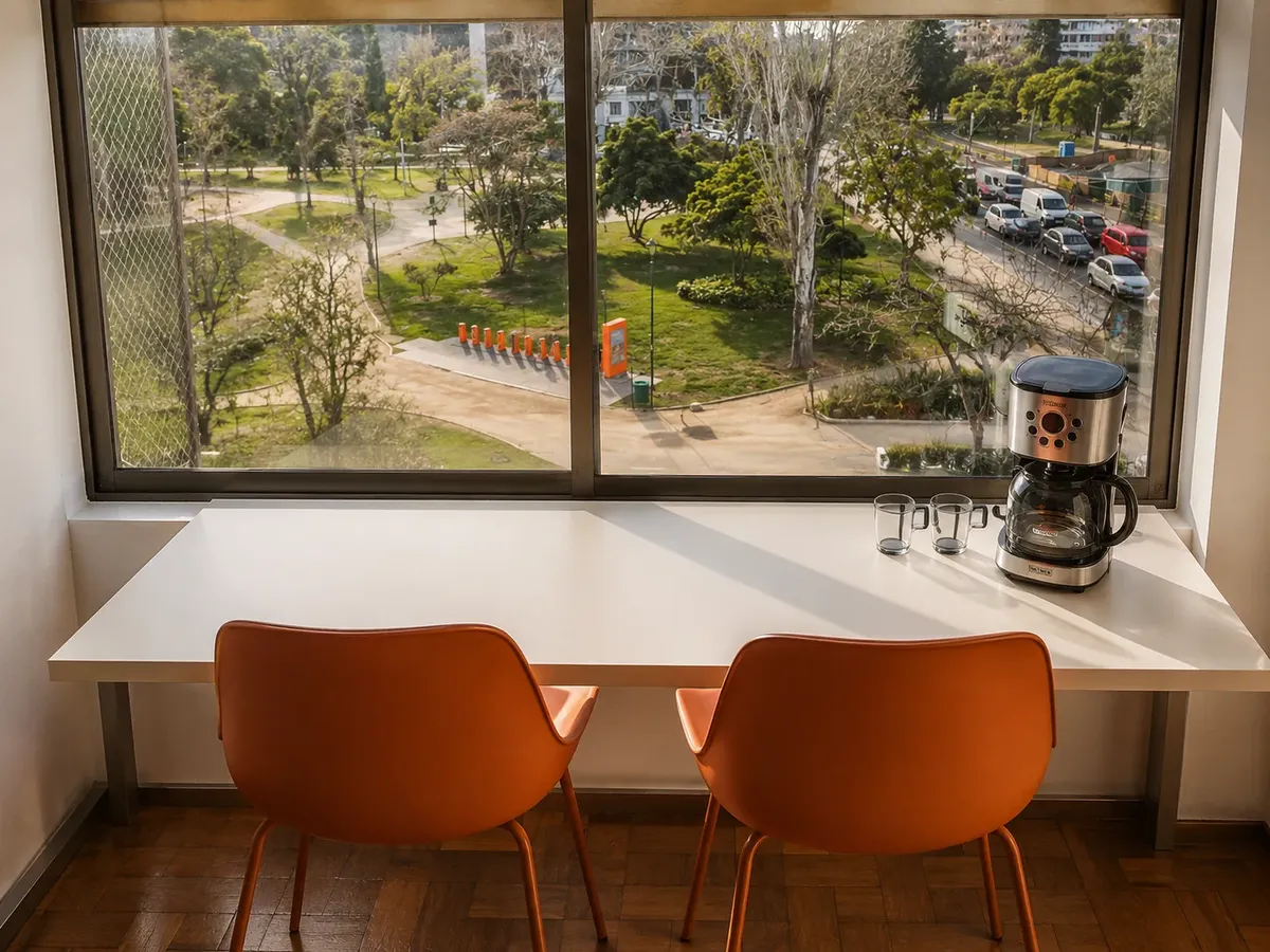 Imagen 4 de 16 de Departamento Amoblado Providencia Arriendo | 1d + 1b + 1e