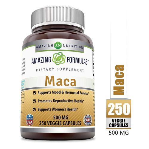 Maca Amazing Formula Usa Para 4,2 Meses 250 Cap Envíogratis