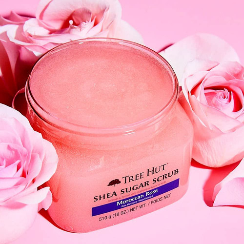 Tree Hut Exfoliante De Azucar De Karite Moroccan Rose 510g