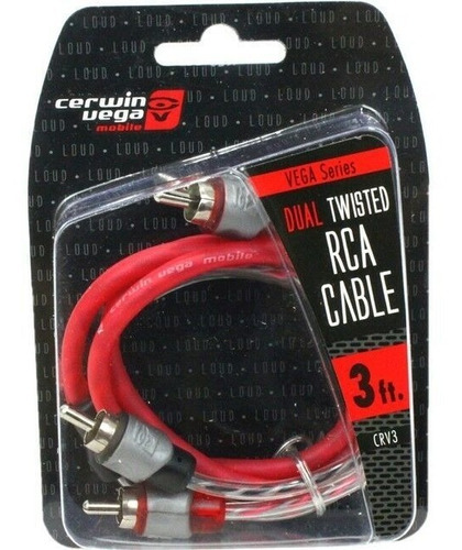 Cable Rca Cerwin Vega Rv3 2 Canales 90 Cm