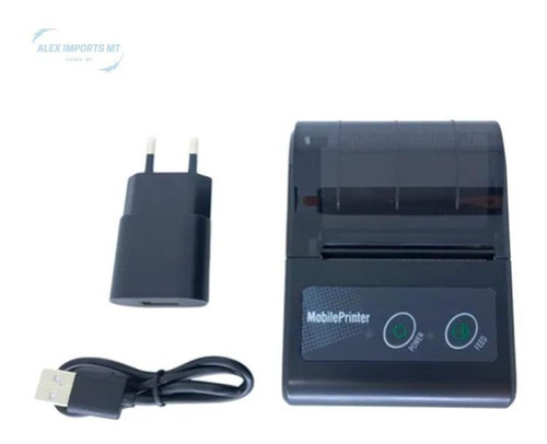 Mini impresora portátil de recibos con tarjeta