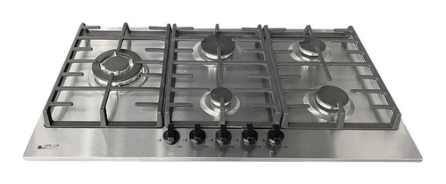 Tope A Gas 90cm 5 Hornillas 110v Inox Gplus