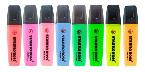 Resaltador Boss Original X 8 Stabilo