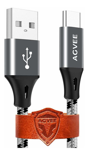 Cable De Cargador Agvee 3a Fast Usb-c [paquete De 4 Pies 1 P