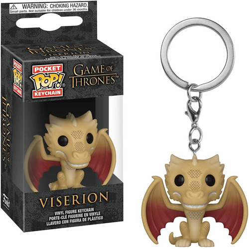 ¡Funko Pop! Llavero: Juego de tronos - Viserion Chaveiro
