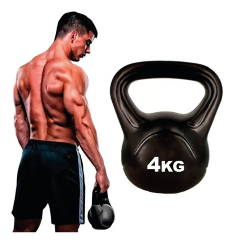 Pesa Rusa Kettlebell 4kg Entrenamiento Crossfit Fitness