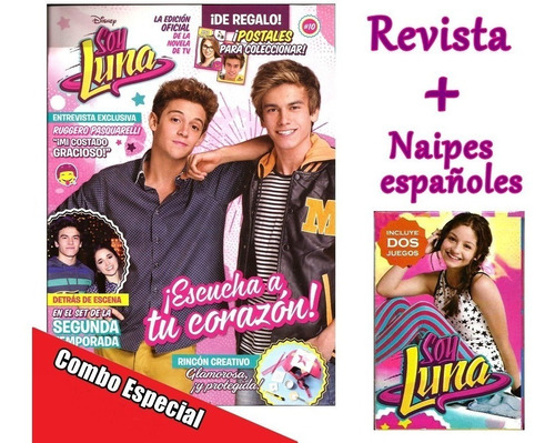 Revista Soy Luna #10 + Juego De Naipes 