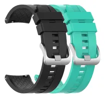Comprar 2 Pulseiras Compatíveis Com Oneplus Watch Em Silicone 22mm