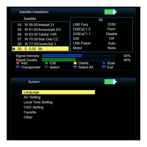 110-240v Digital V8 Buscador De Señal Satelital Hd 1080p Dvb