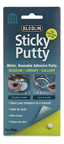 Masilla Adhesiva - Sticky Putty Re-useable Poster Putty 3-ou