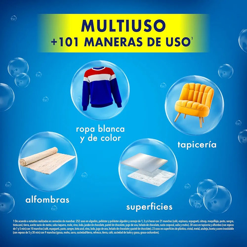 Quitamanchas En Polvo Multiusos Oxiclean 2 Piezas 2kg C/u