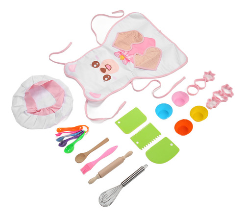 Set De Cocina Para Niños Pequeños, Delantal Para Hornear, So