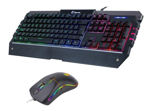 Combo Gamer Razeak Rk-8161 + Mouse Optico Razeak Rm-082 Rgb