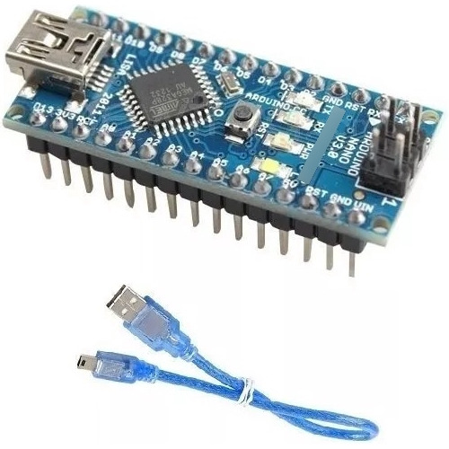 Nano V3 Atmega328 Ch340 Compatible Arduino + Cable Usb