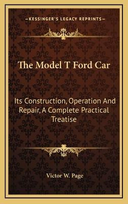 Libro The Model T Ford Car - Victor W Page