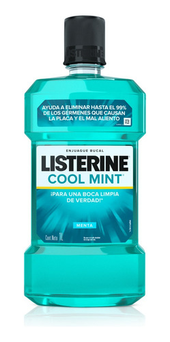 Enjuague Bucal Listerine Cool Mint Menta 1 L 