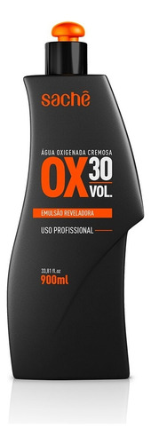  Água Oxigena Cremosa 30 Volumes 900ml Sachê Professional Tom 30 Vol