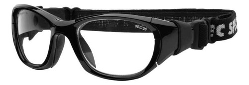 Goggles Deportivos Recspecs Maxx 31 4 Shiny Black Oftalmico Lente Transparente Talla Adult Average