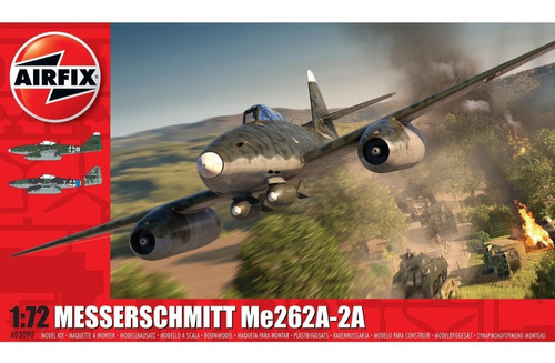 Maqueta Airfix Avion Aleman Para Armar  Me 262 Messerschmitt