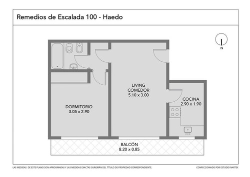 Imagen 28 de 28 de Departamento · 2 Ambientes · Con Cochera · Balcón · Haedo