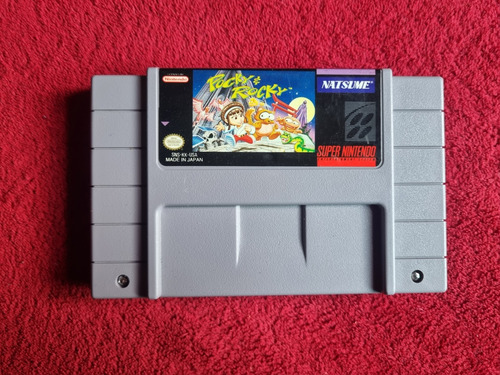 Pocky And Rocky Cartucho Original Super Nintendo Snes 