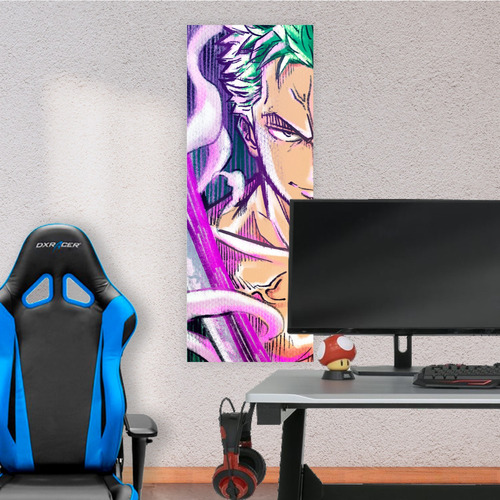 Cuadro Grande 30x80 Cm One Piece Zoro Haki Animeras