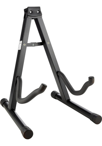 Soporte Atril Guitarra Y Bajo Plegable Color Negro