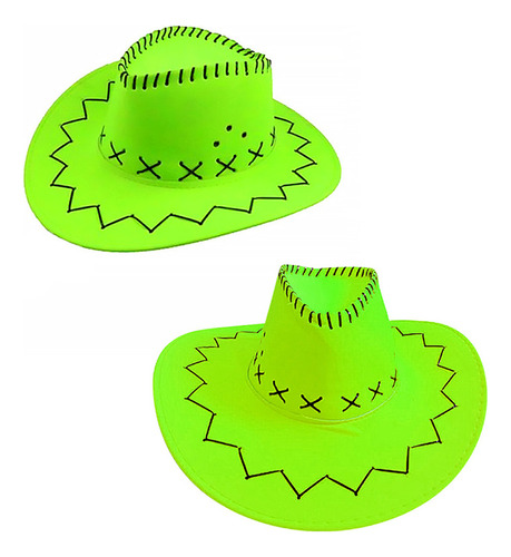 Sombrero Color Verde Vipro Vaquero