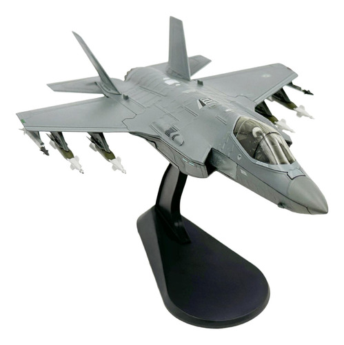 1:72 F-35a Modelo De Caza Fundido A Presión Con Soporte De