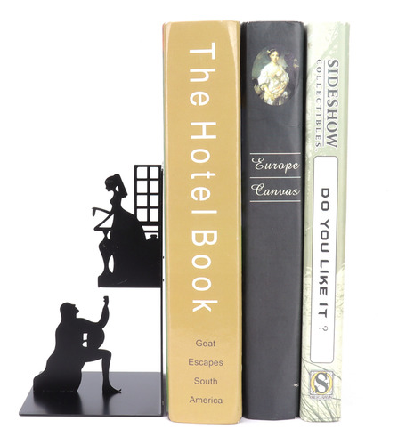Soporte Para Libros Con Forma De Sujetalibros De Hierro Forj