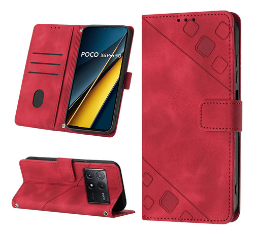 Funda Tipo Cartera Con Tapa Para Xiaomi Poco X6 Pro-redmi K7