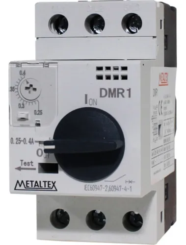 Dmr1-0,4a Disjuntor Motor Rotativo 0,25~0,4a Metaltex I19633 Dmr1-0,4a Disjuntor Motor Rotativo 0,25~0,4a Metaltex I19633
