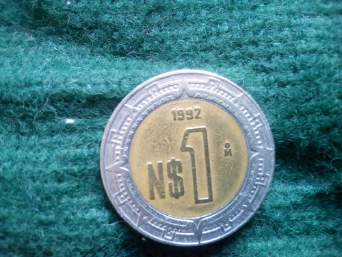 Moneda De Un Nuevo Peso 1992