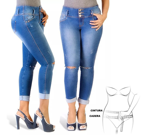 Imagen 2 de 4 de Jean Push Up, Levanta Pompis Diseño Colombiano 008470