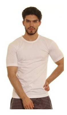 Imagen 3 de 7 de Camiseta Verano M/corta Escote Redondo Algodón Mercerizado