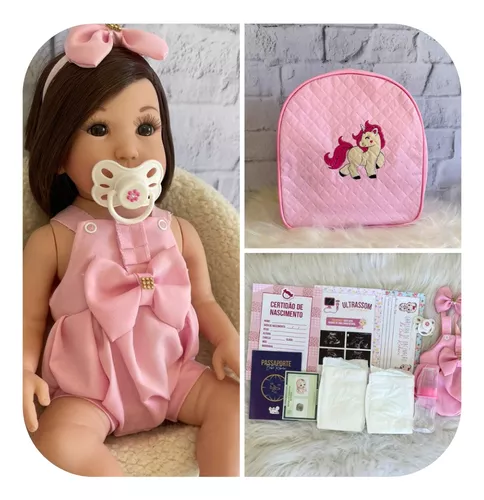 Bebê Reborn Boneca Princesa Corpo de Silicone e Acessórios - ShopJJ -  Brinquedos, Bebe Reborn e Utilidades