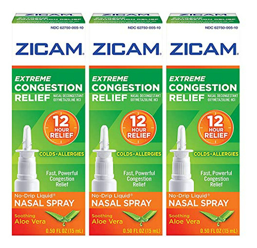 Extreme Congestion Relief Liquid Nasal Spray 0.50 Onzas (paq