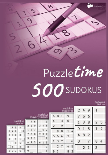 Puzzle Time: 500 Sudokus (spanish Edition) 61pl6