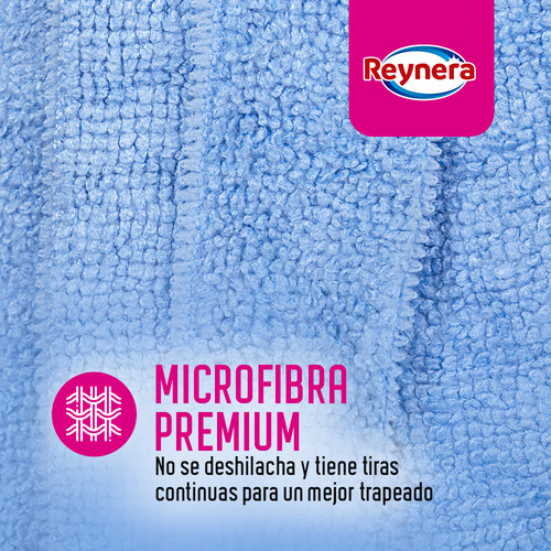 Trapeador Mop Microfibra Reynera Super Loop 2 Pzas