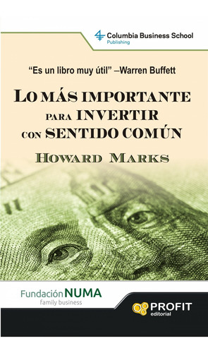 Libro Lo Mas Importante Para Invertircon Sentido Comun