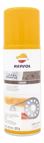 Motometa Detalles Lubricante para cadena de motocicleta moto Qualifer chain  400ml Repsol