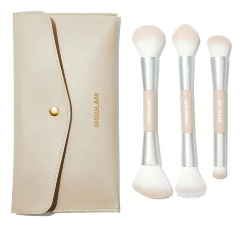 Sheglam - Glam 101 Face Essentials Brush Set With Bag