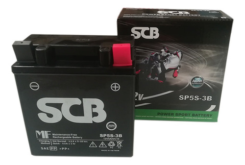 Bateria Gel Motocicleta Scb (yb5l-b) (12n5-3b) Vietnam