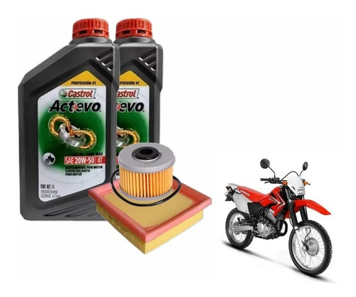 Kit Service Tornado Xr250 Filtro Aire Aceite + 20w50 Mineral
