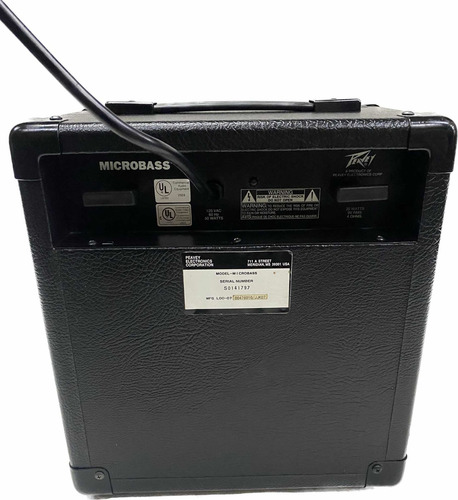 Amplificador Baixo Peavey Made Usa Raridade Novo Mostruario