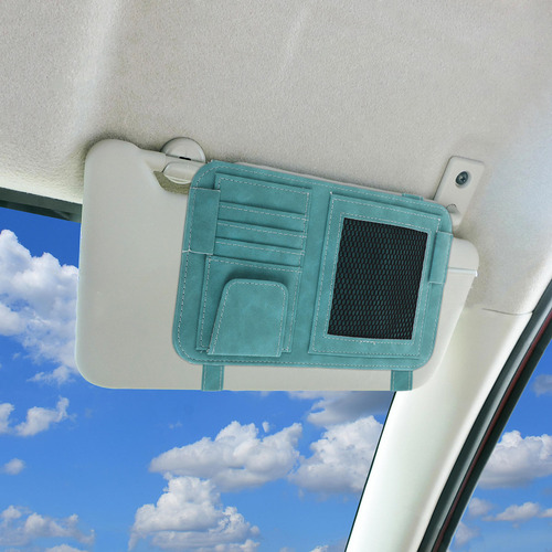 Organizador Universal Para Visera De Coche Con Banda Elástic