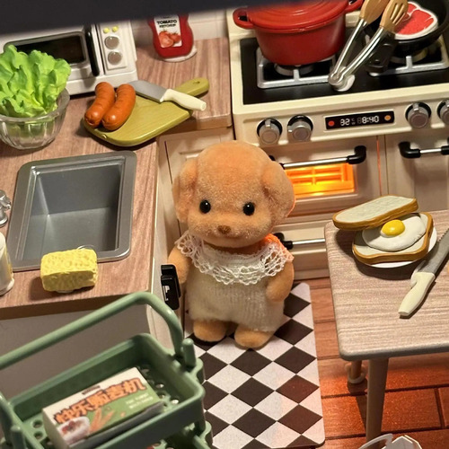 Muñeca Con Extremidades Móviles,muñeca Caniche De Sylvanians